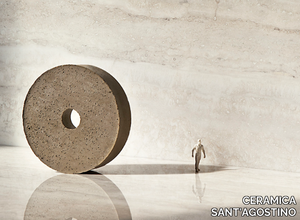 INVICTUS IVORY - Porcelain stoneware wall/floor tiles with travertine effect _ CERAMICA SANT'AGOSTINO