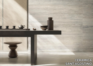 INVICTUS PEARL - Porcelain stoneware wall/floor tiles with travertine effect _ CERAMICA SANT'AGOSTINO