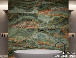 STAR ONYX EMERALD - Porcelain stoneware wall/floor tiles with marble effect _ CERAMICA SANT'AGOSTINO