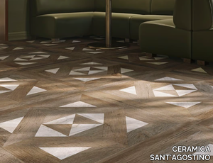 YORKWOOD DECOR GLAM - Porcelain stoneware wall/floor tiles with wood effect _ CERAMICA SANT'AGOSTINO