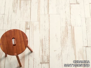 BLENDART WHITE - Porcelain stoneware wall/floor tiles with wood effect _ CERAMICA SANT'AGOSTINO