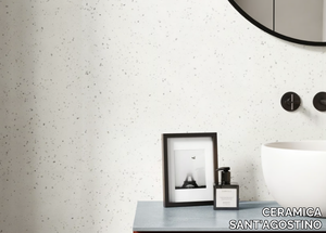 DECONCRETE WHITE - Ecological porcelain stoneware wall/floor tiles _ CERAMICA SANT'AGOSTINO