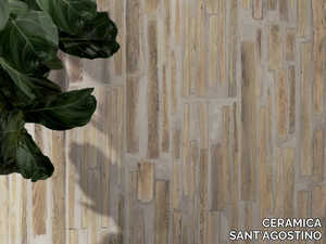 FUSIONART SAND - Porcelain stoneware wall/floor tiles with wood effect _ CERAMICA SANT'AGOSTINO