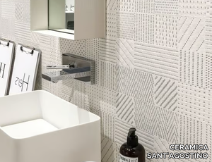 METROPAPER 3D-01 - Rectified white-paste wall tiles _ CERAMICA SANT'AGOSTINO