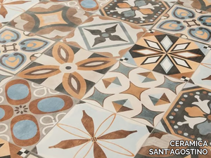 PATCHWORK COLORS MIX - Porcelain stoneware wall/floor tiles with encaustic effect _ CERAMICA SANT'AGOSTINO