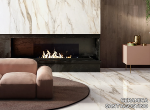 TRUMARMI GOLD - Porcelain stoneware wall/floor tiles with marble effect _ CERAMICA SANT'AGOSTINO