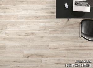 BARKWOOD WHITE - Porcelain stoneware flooring with wood effect _ CERAMICA SANT'AGOSTINO