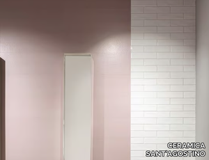 DECORLINE STRIPEBRICK WHITE - White-paste wall tiles _ CERAMICA SANT'AGOSTINO