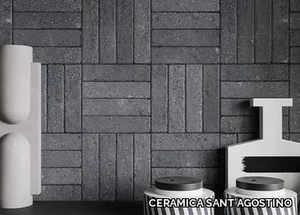 TETRIS DARK - Rectified porcelain stoneware wall tiles _ CERAMICA SANT'AGOSTINO