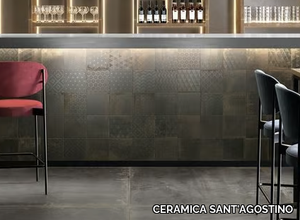 OXIDART PATCHWORK DARK - Porcelain stoneware wall/floor tiles with metal effect _ CERAMICA SANT'AGOSTINO