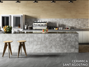 WAYSTONE DECOR COLD - Porcelain stoneware wall/floor tiles with stone effect _ CERAMICA SANT'AGOSTINO