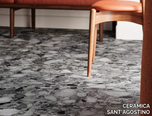 VENISTONE DARK - Porcelain stoneware wall/floor tiles _ CERAMICA SANT'AGOSTINO