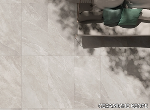 UBIK IVORY - Indoor/outdoor porcelain stoneware flooring with stone effect _ CERAMICHE KEOPE