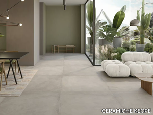 PLATE SILVER - Porcelain stoneware wall/floor tiles with metal effect _ CERAMICHE KEOPE