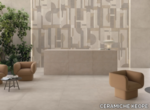 GEO SILVER - Porcelain stoneware wall/floor tiles _ CERAMICHE KEOPE