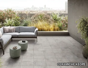 STREET SILVER - Porcelain stoneware wall/floor tiles with concrete effect _ CERAMICHE KEOPE