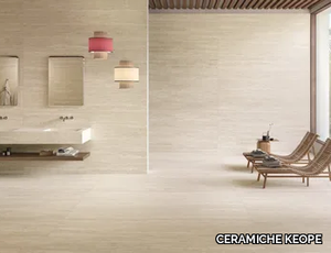 OMNIA TIVOLI IVORY - Porcelain stoneware wall/floor tiles with stone effect _ CERAMICHE KEOPE