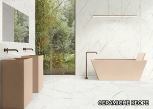 ELEMENTS LUX CALACATTA STATUARIETTO - Porcelain stoneware wall/floor tiles with marble effect _ CERAMICHE KEOPE