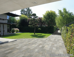 MIDLAKE QUARTZGREY - Porcelain stoneware outdoor floor tiles _ CERAMICHE KEOPE