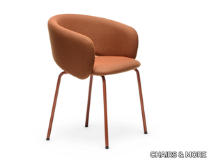 BEL M - Fabric chair with armrests _ CHAIRS & MORE