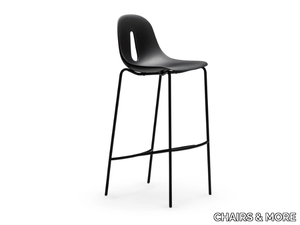 GOTHAM SG-80 - Polyurethane stool with footrest _ CHAIRS & MORE