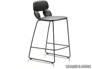 NUBE SL SG 65 - Sled base polyurethane stool _ CHAIRS & MORE