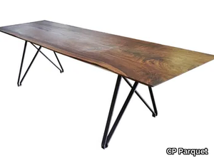 09 - Rectangular walnut table _ CP Parquet