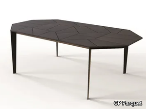 TURTLE - Octagonal oak table _ CP Parquet