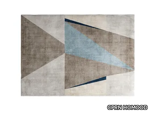 AMAL - Rectangular rug with geometric shapes _ CPRN HOMOOD