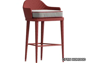 OUTDOOR - High wooden and fabric stool _ CPRN HOMOOD