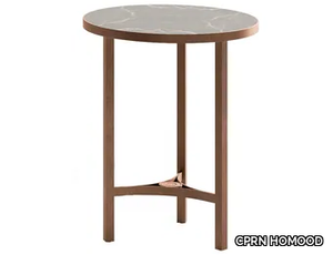 SESTO SENSO - Marble and metal high side table _ CPRN HOMOOD