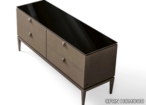 STARLIGHT - Metal and glass chest of drawers _ CPRN HOMOOD