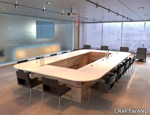 CRAFTWAND® - Modular solid wood meeting table _ CRAFTWAND