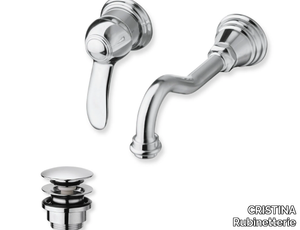 ART CRIAR231 - Wall-mounted single handle washbasin mixer _ CRISTINA Rubinetterie