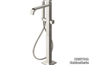 QUADRI CRIQM189 - Floor standing bathtub mixer with hand shower _ CRISTINA Rubinetterie