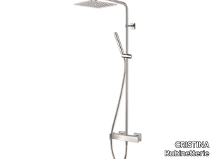 TABULA CRITA409 - Wall-mounted shower panel with hand shower _ CRISTINA Rubinetterie