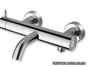 TRICOLORE VERDE CRITV187 - 2 hole wall-mounted single handle bathtub mixer _ CRISTINA Rubinetterie