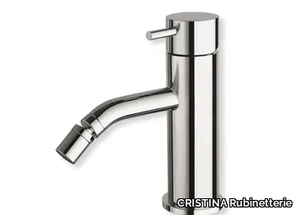 TRICOLORE VERDE CRITV370 - Countertop single handle bidet mixer without waste _ CRISTINA Rubinetterie