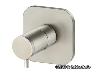 CRIXX610 - Single handle thermostatic shower mixer with plate _ CRISTINA Rubinetterie