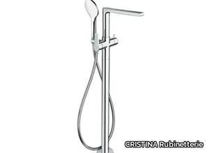 DELTA CRIDE189 - Floor standing bathtub mixer with hand shower _ CRISTINA Rubinetterie