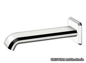 ITALY CRIIT484 - Contemporary style wall-mounted 1 hole metal washbasin tap _ CRISTINA Rubinetterie