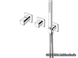 ITALY CRIIT602 - Single handle bathtub set with hand shower _ CRISTINA Rubinetterie