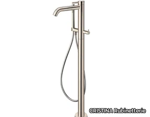 IX CRIIX189 - Floor standing bathtub mixer with hand shower _ CRISTINA Rubinetterie