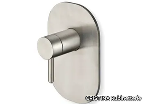 IX CRIIX686 - Single handle shower mixer with plate _ CRISTINA Rubinetterie