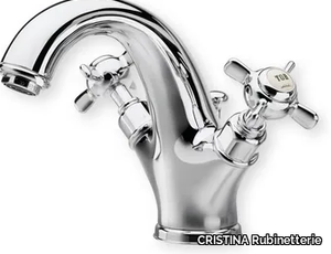 LONDRA CRILD221 - 1 hole washbasin mixer with individual rosettes _ CRISTINA Rubinetterie