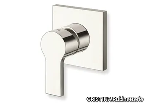 OMEGA CRIOG118 - Single handle shower mixer with plate _ CRISTINA Rubinetterie