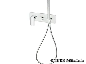 PROFILO CRIPF602 - Single handle bathtub mixer with hand shower _ CRISTINA Rubinetterie