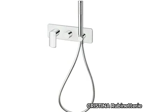 PROFILO CRIPF603 - Single handle bathtub mixer with hand shower _ CRISTINA Rubinetterie