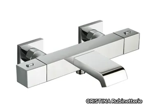 QUADRI CRIQD187 - Wall-mounted thermostatic bathtub mixer _ CRISTINA Rubinetterie