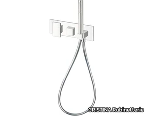 TABULA CRITA602 - Single handle shower mixer with hand shower _ CRISTINA Rubinetterie